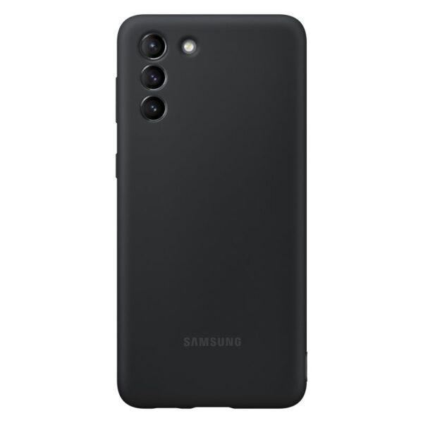 Funda original Samsung de silicona para Samsung Galaxy S21 Plus Negra