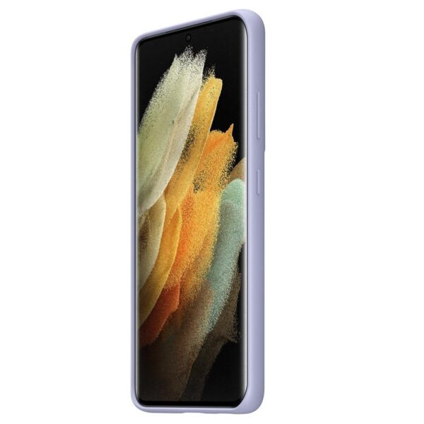 Funda original Samsung de silicona para Samsung Galaxy S21 Ultra Purpura - Imagen 2