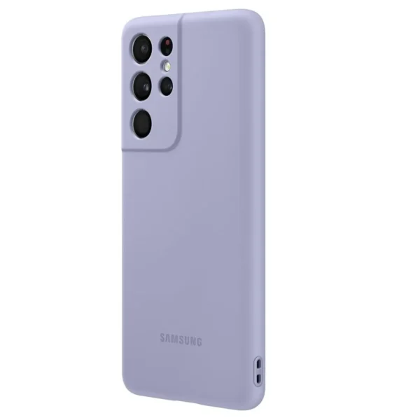 Funda original Samsung de silicona para Samsung Galaxy S21 Ultra Purpura - Imagen 3