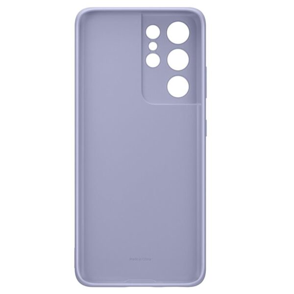 Funda original Samsung de silicona para Samsung Galaxy S21 Ultra Purpura - Imagen 4