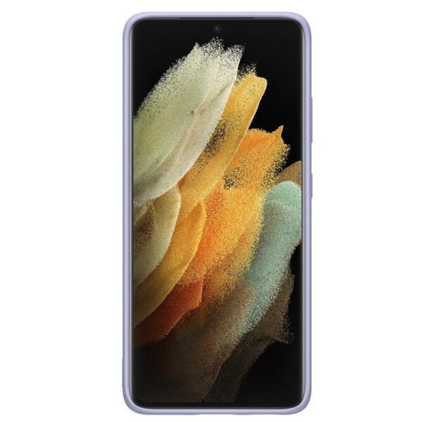 Funda original Samsung de silicona para Samsung Galaxy S21 Ultra Purpura - Imagen 5