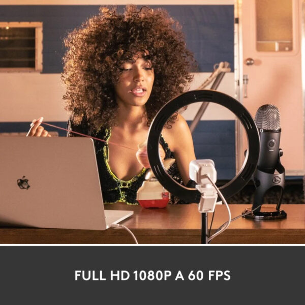 Cámara web Logitech StreamCam Webcam USB-C Full HD Blanca Usada - Imagen 3