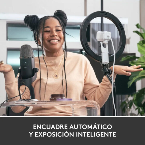 Cámara web Logitech StreamCam Webcam USB-C Full HD Blanca Usada - Imagen 4