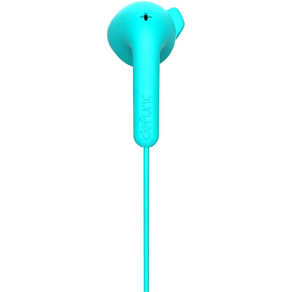 Auriculares DeFunc Basic HYBRID con cable jack 3,5mm cyan