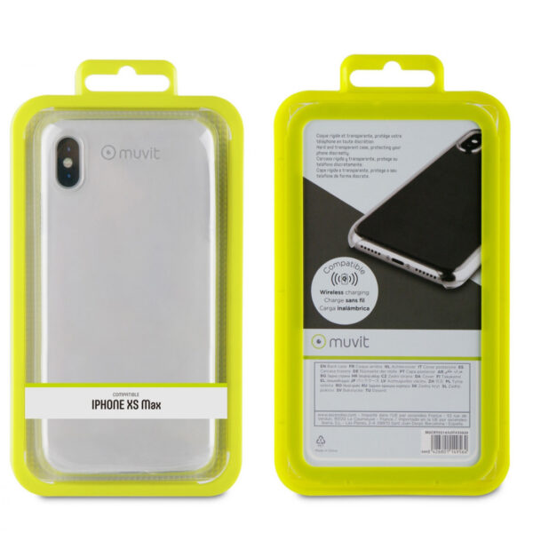 Funda Cristal Muvit para Apple iPhone XS Max transparente - Imagen 3