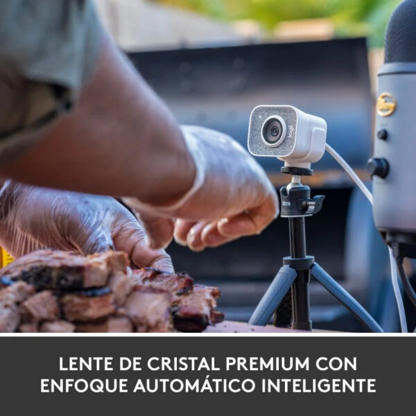 Cámara web Logitech StreamCam Webcam USB-C Full HD Blanca Usada - Imagen 5
