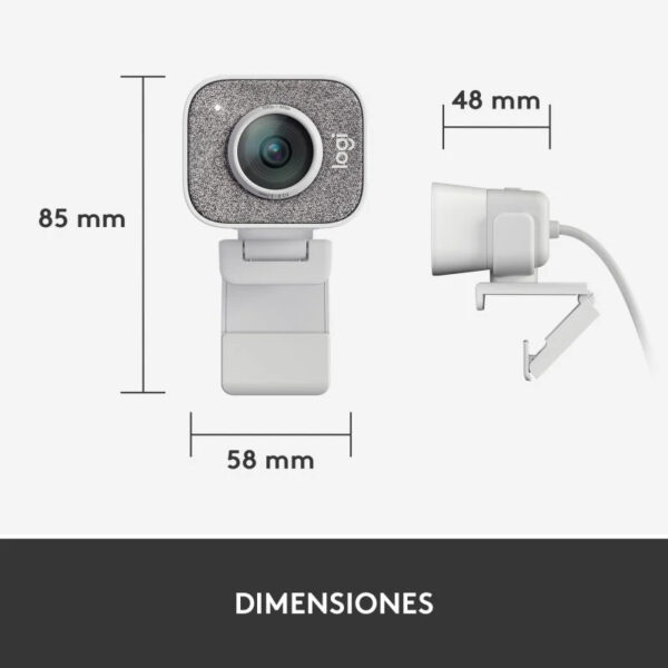 Cámara web Logitech StreamCam Webcam USB-C Full HD Blanca Usada - Imagen 6
