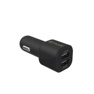 Cargador coche Muvit for Change 2 USB 4,8A 24W negro