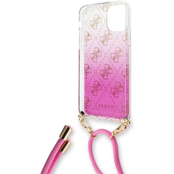 Funda Guess con Colgante para Apple iPhone 11 Pro MAX Rosa