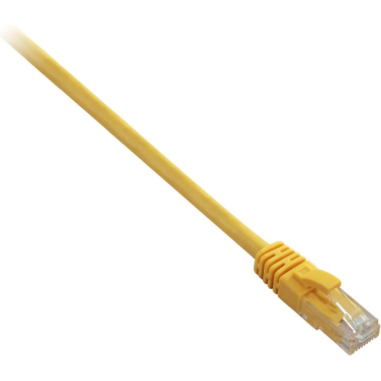 Cable de red blindado V7 10 m Cat5e U/FTP (STP) RJ-45 Amarillo