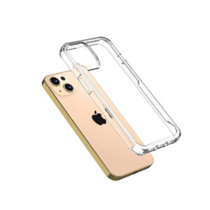 Funda Muvit for Change Shockproof 2m para Apple iPhone 13 transparente