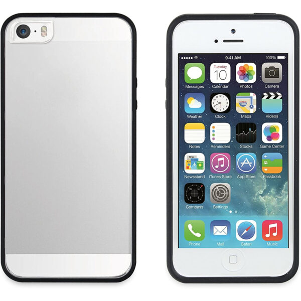 Funda Muvit Crystal para Apple iPhone SE/5S/5 color negro