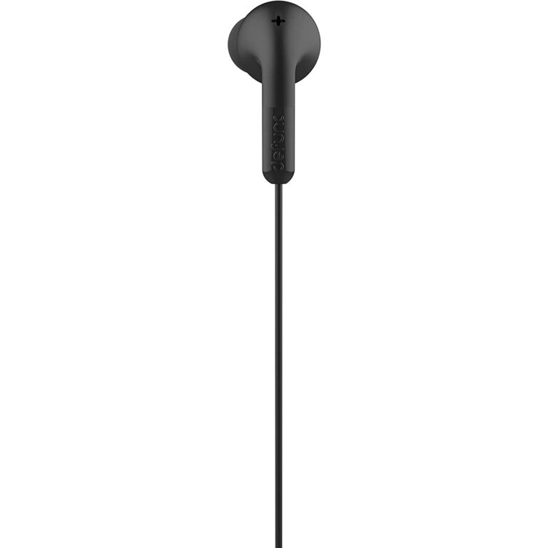Auriculares DeFunc Basic Music con cable jack 3,5mm color negro