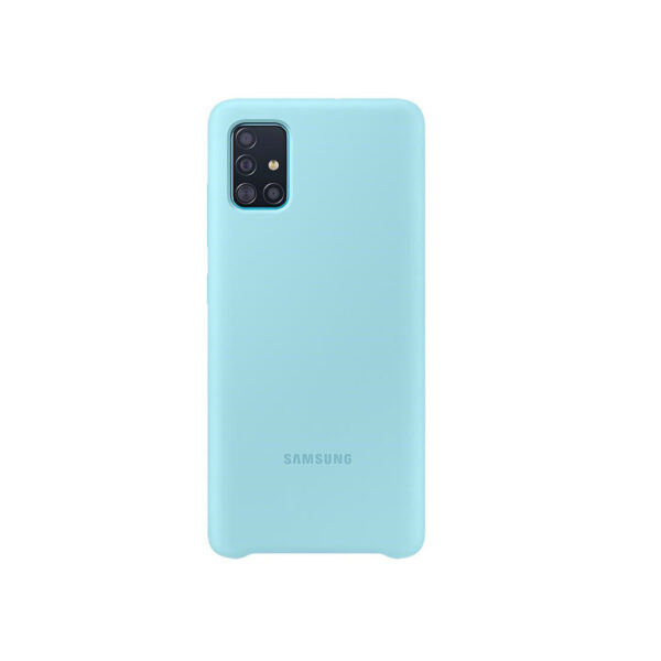 Funda original Samsung de silicona para Samsung Galaxy A51 Azul