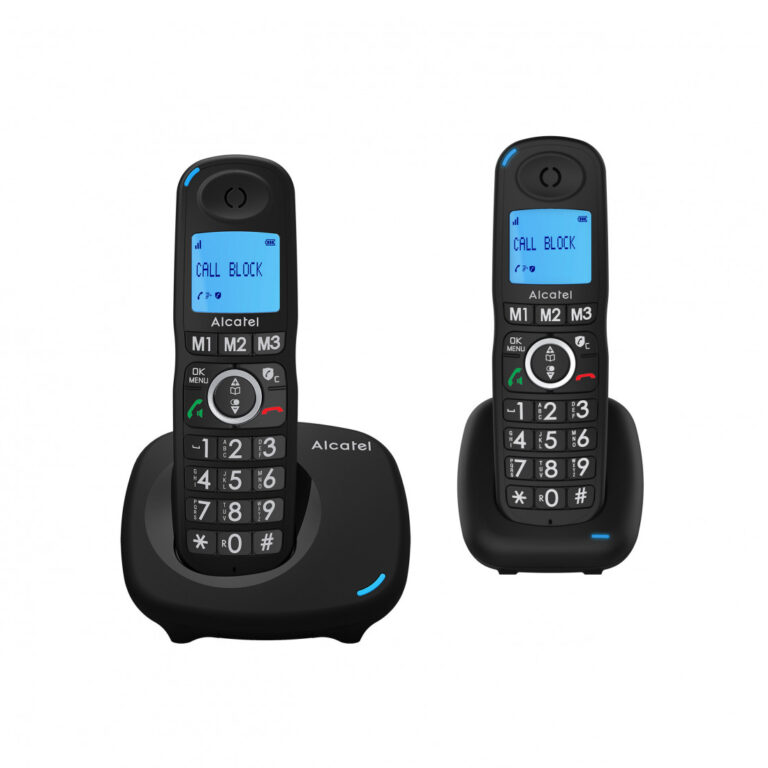 Teléfono inalámbrico Alcatel XL535 Duo negro Usado