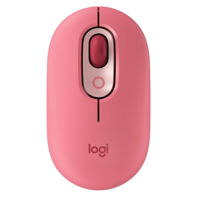 Ratón Inalámbrico Logitech POP Blast Emoji Personalizable 4000DPI Rosa