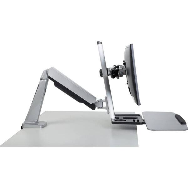 Soporte V7 DW1SSGSD-1E con dos muelles para trabajar sentado o de pie - Imagen 5