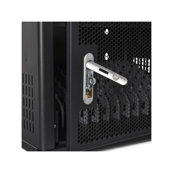 Armario de pared para gestión y carga 12 portátiles V7 CHGSTA12USBCPD-1E negro - Imagen 9