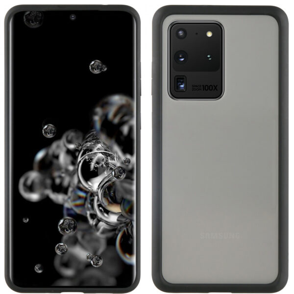 Funda Muvit para Samsung Galaxy S20 Ultra Smoky Edition negra