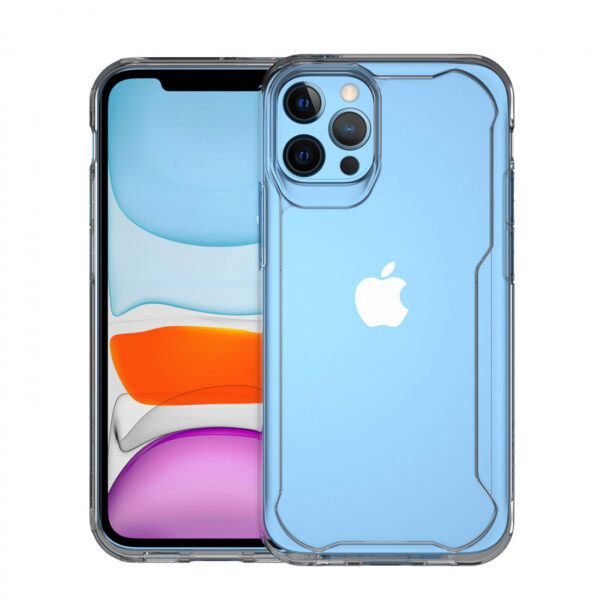 Funda Muvit for Change Shockproof 2m para Apple iPhone 12 Pro MAX transparente - Imagen 2