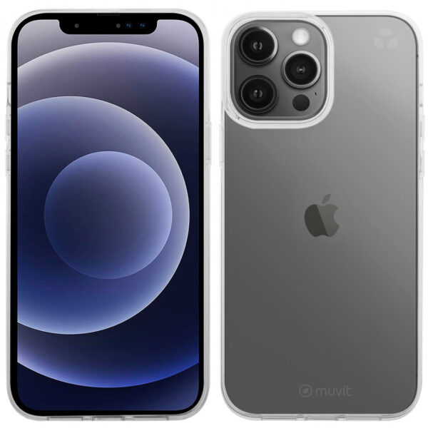 Funda Muvit for Change para Apple iPhone 13 Pro recycletek transparente - Imagen 2