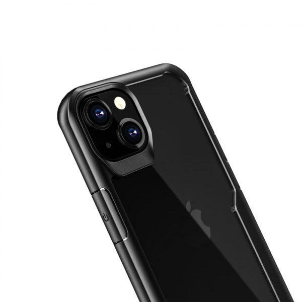 Funda Muvit for Change Shockproof 2m para Apple iPhone 13 transparente/negra - Imagen 5