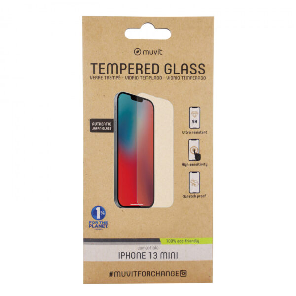 Muvit for Change protector pantalla compatible con Apple iPhone 13 Mini - Imagen 2