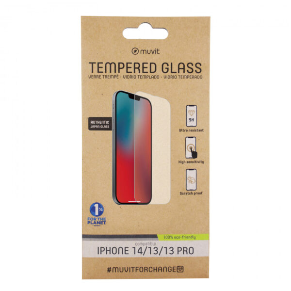 Muvit for Change protector pantalla compatible con Apple iPhone 13 13 Pro - Imagen 2
