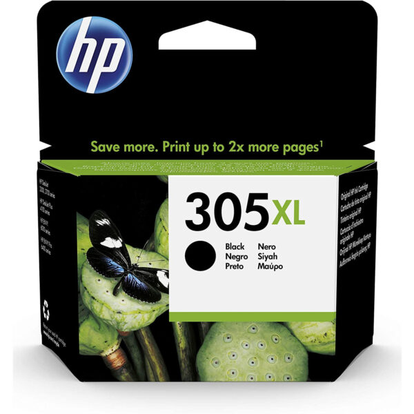 Cartucho Tinta Original HP 305XL Alta Capacidad Negro