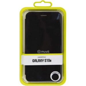 Funda Muvit Folio con Funcion Soporte y Tarjetero para Samsung Galaxy S10e