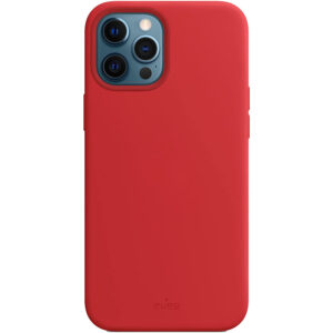 Funda PURO SKY MAG compatible para Apple iPhone 12 / 12 Pro rojo