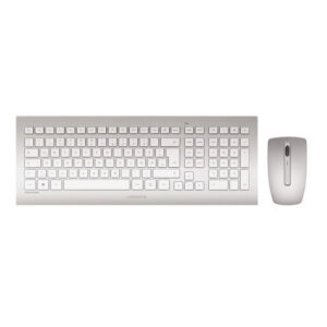 Cherry DW 8000 Teclado + Ratón Inalámbrico Plateado en español (ñ) Usado
