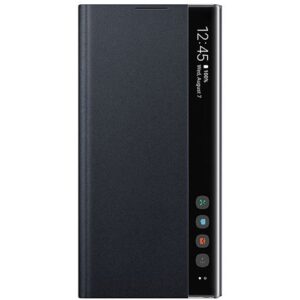 Funda original Samsung Clear View para Samsung Galaxy Note 10+ negra