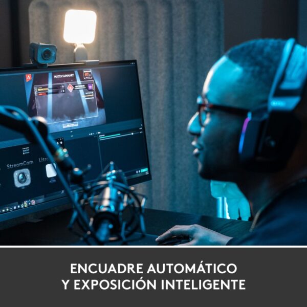 Logitech StreamCam Webcam USB-C Full HD Negra - Imagen 3