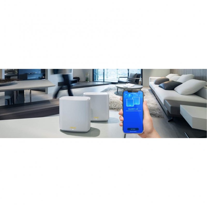 Asus Pack de 2 ZenWifi AX (XT8) Sistema Wi-Fi AiMesh AX6600 Blancos - Imagen 5