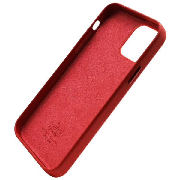 Funda PURO SKY Para Apple Iphone 12/12 Pro compatible con Magsafe rojo - Imagen 2