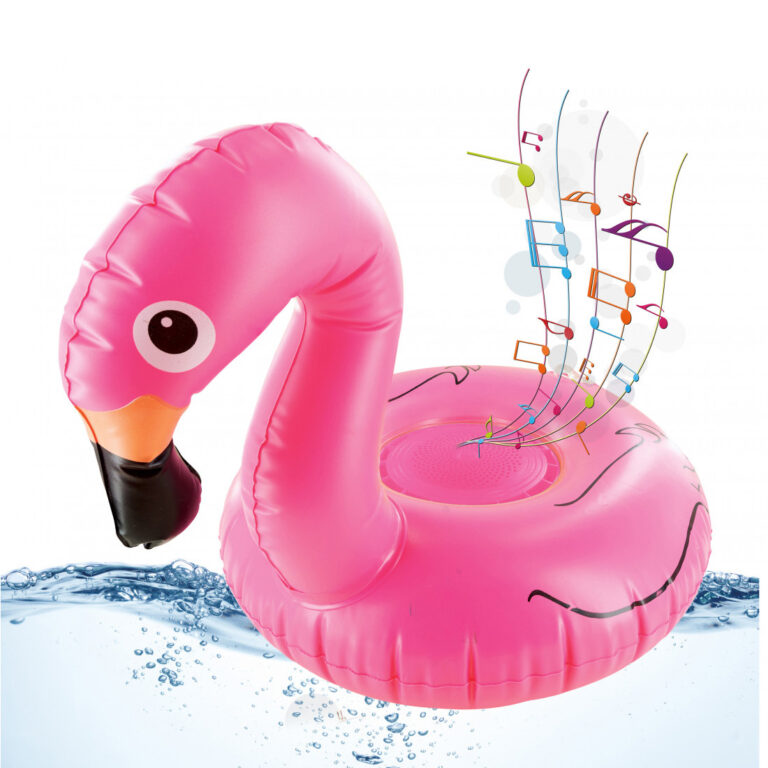 Altavoz Bluetooth Muvit Life flotante flamenco rosa