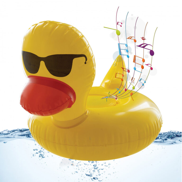 Altavoz Bluetooth Muvit Life flotante pato amarillo