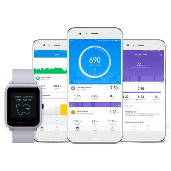 Reloj Amazfit Bip Smartwatch Blanco Usado - Imagen 2