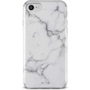 Funda Puro IPC747MARBLEWHI para Apple iPhone 6/6s/7/8 (4,7'') Marmol Blanco