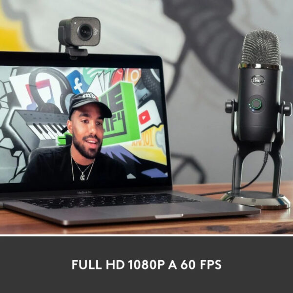 Logitech StreamCam Webcam USB-C Full HD Negra - Imagen 2