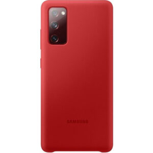 Funda original Samsung de silicona para Samsung Galaxy S20 FE roja