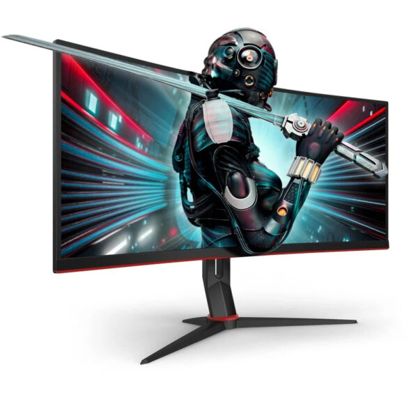 Monitor AOC CU34G2X/BK 34'' LED Wide QuadHD 144Hz FreeSync Curvo Usado - Imagen 2