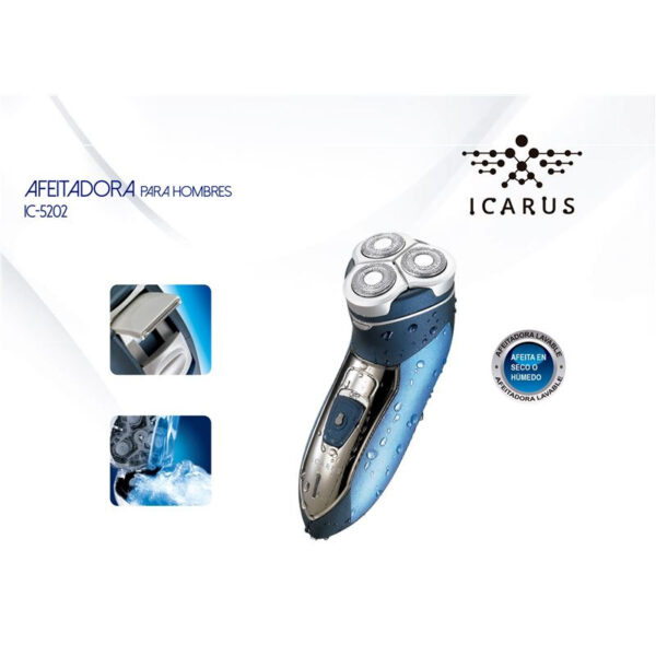 Afeitadora Recargable Icarus IC-5202 - Imagen 2