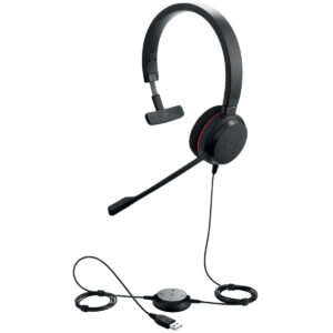 Auriculares Jabra EVOLVE 20 UC Mono USB negro **Sin embalaje original**
