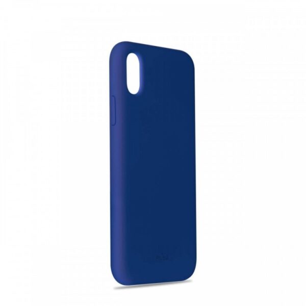 Funda Puro silicona con microfibra para Apple iPhone XS Max icon azul - Imagen 2