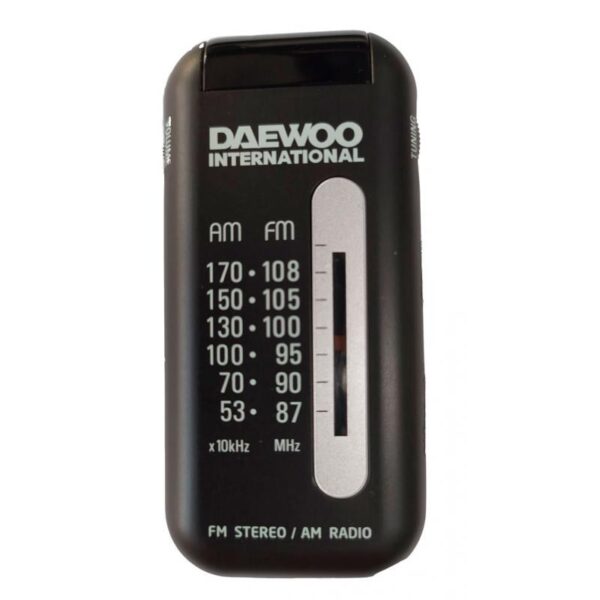 Radio Portátil Daewoo DRP-9B Negra Analógica (NUEVO)