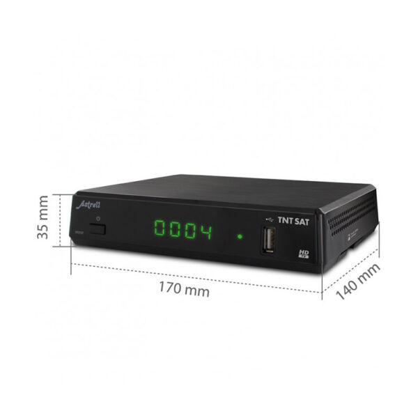 Receptor Astrell 013137 HD PVR READY para servicio TNTSAT Negro - Imagen 3