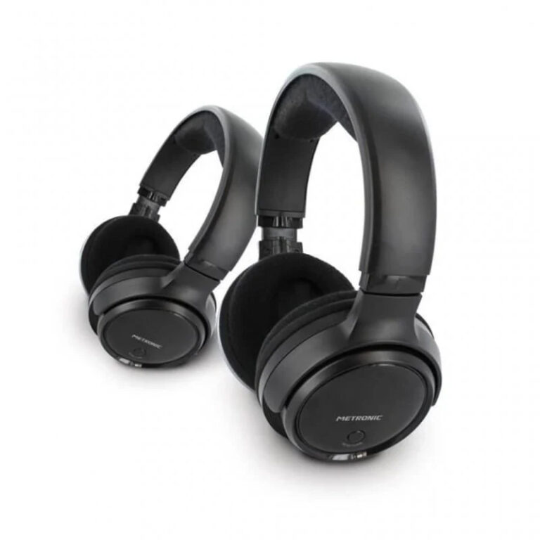 Auriculares Bluetooth Metronic 480182 DUO Inalámbricos UHF Negros Usados