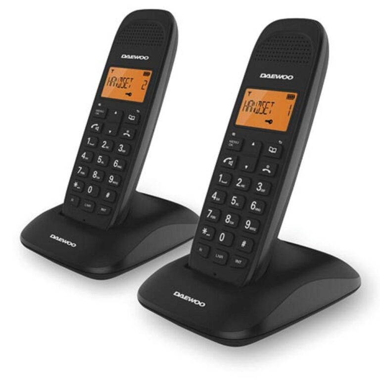 Teléfono Dect DUO Daewoo DTD-1300 Negro (NUEVO)